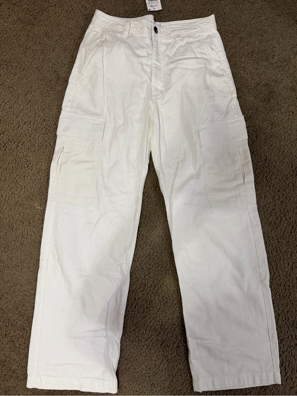 Cotton on women’s White Cargo Pants - Casual Utility Style
